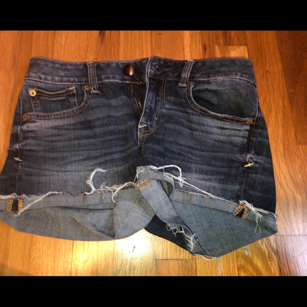 Denim shorts